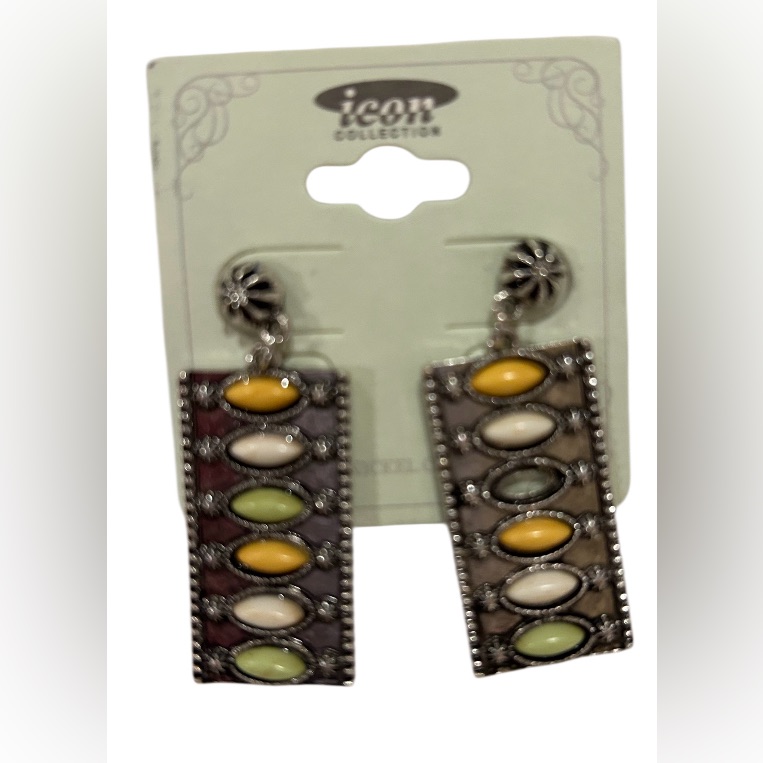 Icon Collection Multicolor Dangle Earrings 6$